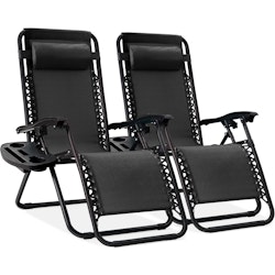 Best Choice Products Set of 2 Adjustable Zero Gravity Lounge Chair Recliners for $76 w/ Prime + free shipping