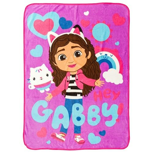 Silver Buffalo Gabby's Dollhouse Fleece Throw Blanket: $16.14 Silver Buffalo Gabby's Dollhouse Fleece Throw Blanket: $16.14