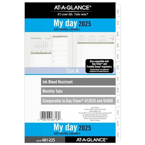 At-A-Glance 2025 Daily Desk Planner Refill: $28.94 At-A-Glance 2025 Daily Desk Planner Refill: $28.94