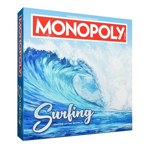 Monopoly Surfing Waves of the World Board Game: $33.99 Monopoly Surfing Waves of the World Board Game: $33.99