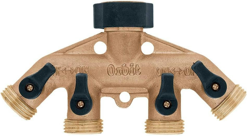 Orbit Brass Hose Faucet Manifold: $6.61