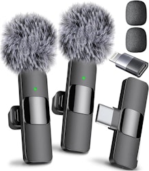 Mini Mic Pro Wireless Lavalier Microphone for iPhone & Android for $19 w/ Prime + free shipping