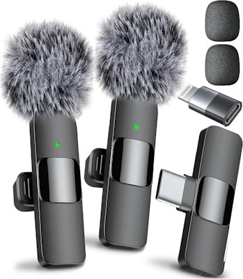 Mini Mic Pro Wireless Lavalier Microphone for iPhone & Android for $19 w/ Prime + free shipping
