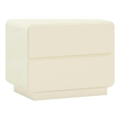 Tov Furniture Sagura Cream Nightstand: $359.10