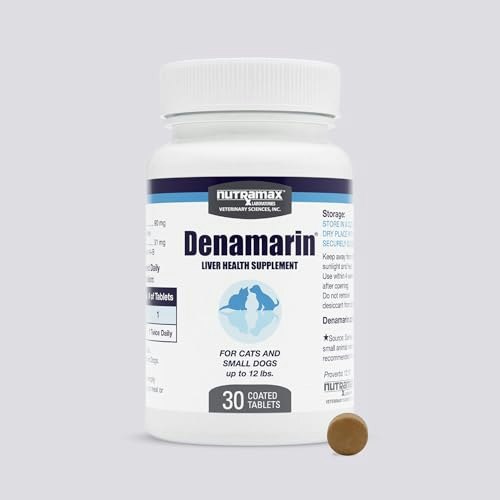 Nutramax Denamarin Liver Supplement for Cats and Small Dogs 30-Count: $25.83