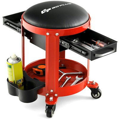 Goplus Rolling Mechanic Stool for $47 + free shipping