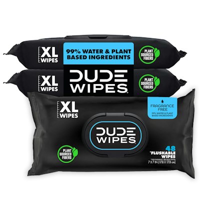 Dude Wipes Flushable Wipe 48-Count 3-Pack for $8.10 w/ Prime + free shipping w/ Prime
