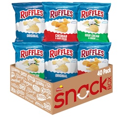 Ruffles Potato Chips 40-Count Variety Pack for $14 w/ Prime + free shipping