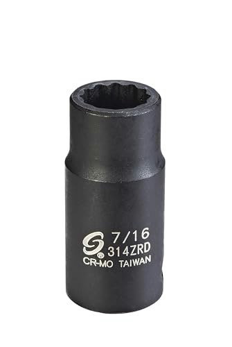 Sunex 3/8-Inch Drive 7/16-Inch 12-Point Semi-Deep Impact Socket: $6 Sunex 3/8-Inch Drive 7/16-Inch 12-Point Semi-Deep Impact Socket: $6