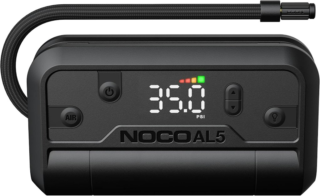 Noco Air AL5 17 LPM 12V Cordless Tire Inflator & Portable Air Compressor: $44 Noco Air AL5 17 LPM 12V Cordless Tire Inflator & Portable Air Compressor: $44