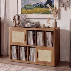 Record Player Stand 39.5" Record Cabinet for $89 w/ Prime + free shipping