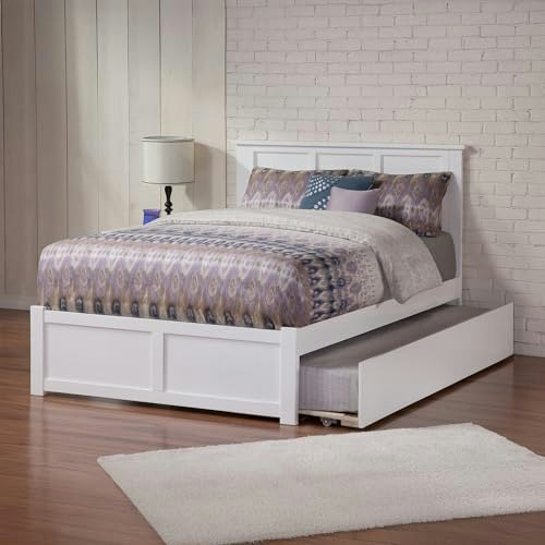 AFI Madison Full Platform Bed with Footboard and Trundle: $505.35