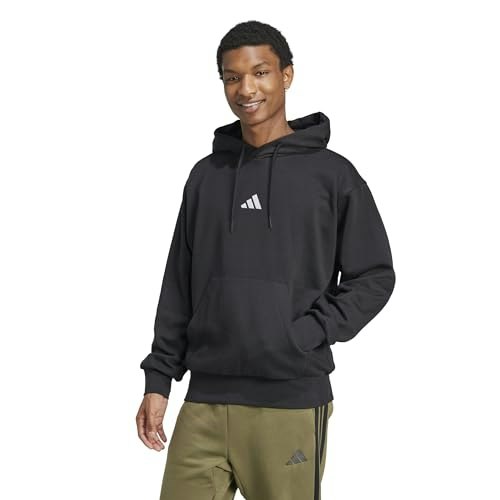 Adidas Men's Essentials Feel Cozy Fleece Hoodie: $25 Adidas Men's Essentials Feel Cozy Fleece Hoodie: $25