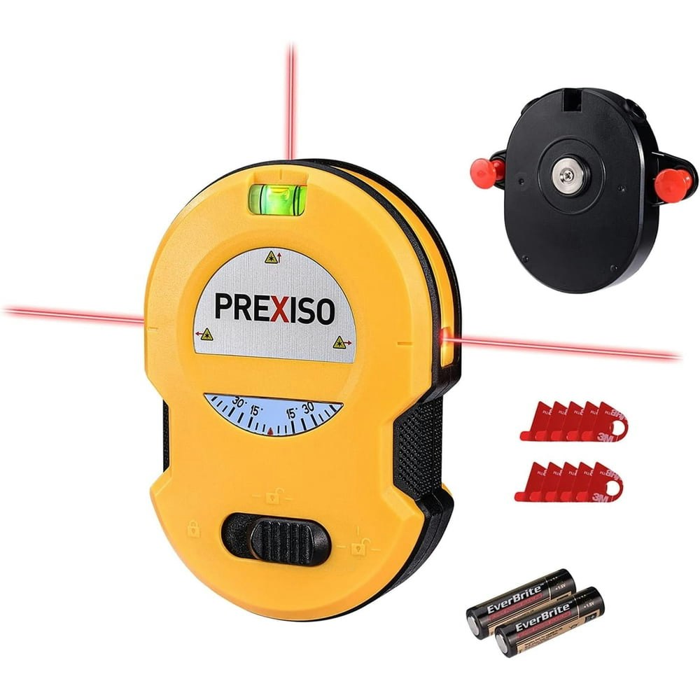 Prexiso 30-Foot Laser Level with Wall Mount: $35.99 Prexiso 30-Foot Laser Level with Wall Mount: $35.99