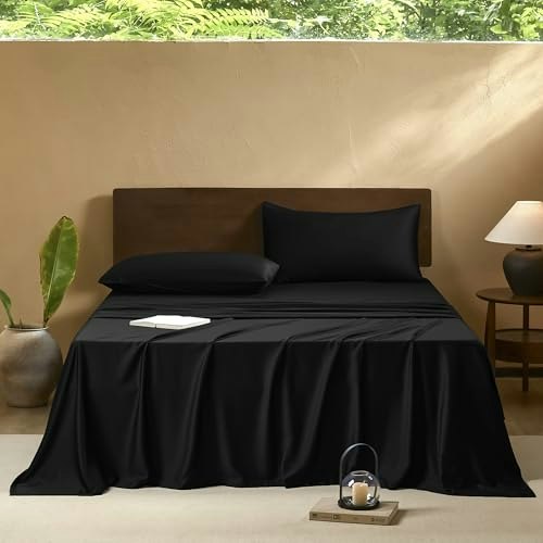 Everly King 4-Piece Bamboo Sheet Set: $55.99