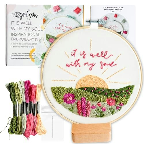 Elly & Grace Christian Embroidery Kit: $21.59 Elly & Grace Christian Embroidery Kit: $21.59