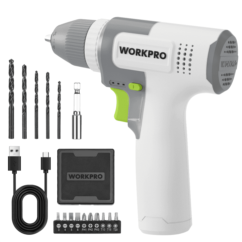Workpro 8V Cordless Drill Driver Set: $23.39 Workpro 8V Cordless Drill Driver Set: $23.39