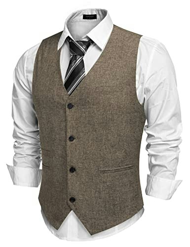 Coofandy Men's Formal Business Vest: $23.99 Coofandy Men's Formal Business Vest: $23.99
