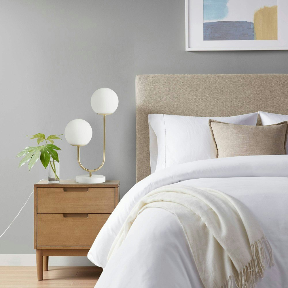 510 Design Zusa 2-Light Metal Globe Table Lamp: $64.99 510 Design Zusa 2-Light Metal Globe Table Lamp: $64.99