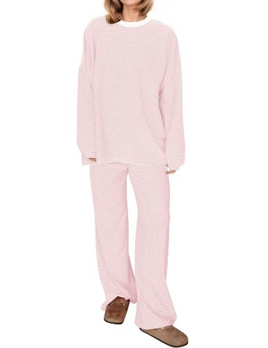 Missactiver Women's 2-Piece Striped Lounge Set: $28.79 Missactiver Women's 2-Piece Striped Lounge Set: $28.79