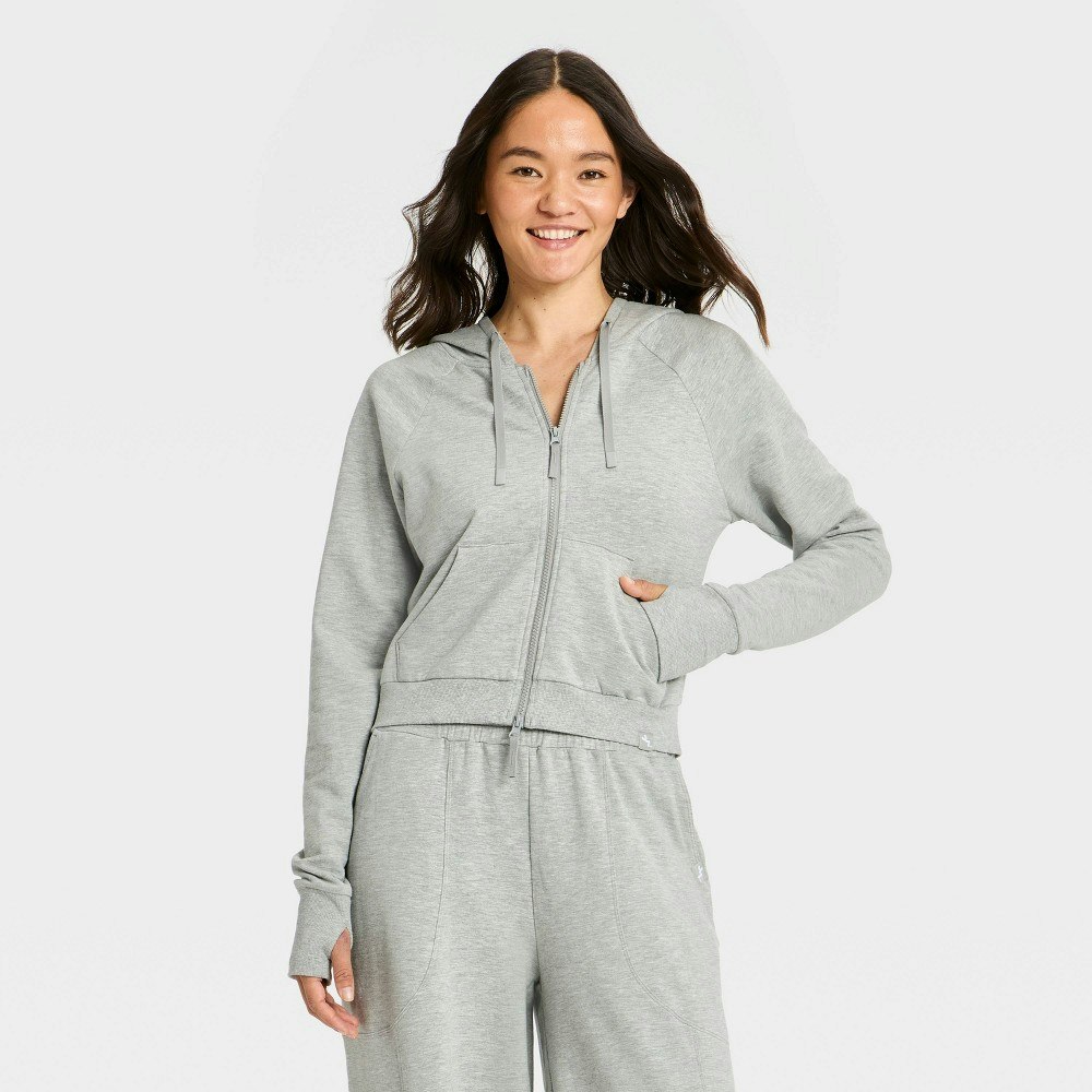 JoyLab Women's Active Full Zip Hooded Sweatshirt: $35 JoyLab Women's Active Full Zip Hooded Sweatshirt: $35