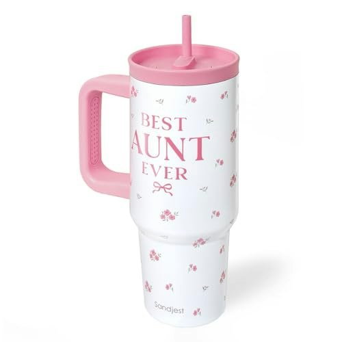 40oz Stainless Steel Insulated Travel Tumbler with Handle and Straw: $21.84 40oz Stainless Steel Insulated Travel Tumbler with Handle and Straw: $21.84