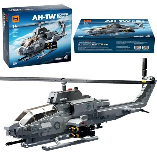 Misini M8024 AH-1W Super Cobra Helicopter Building Blocks Set: $47.98 Misini M8024 AH-1W Super Cobra Helicopter Building Blocks Set: $47.98