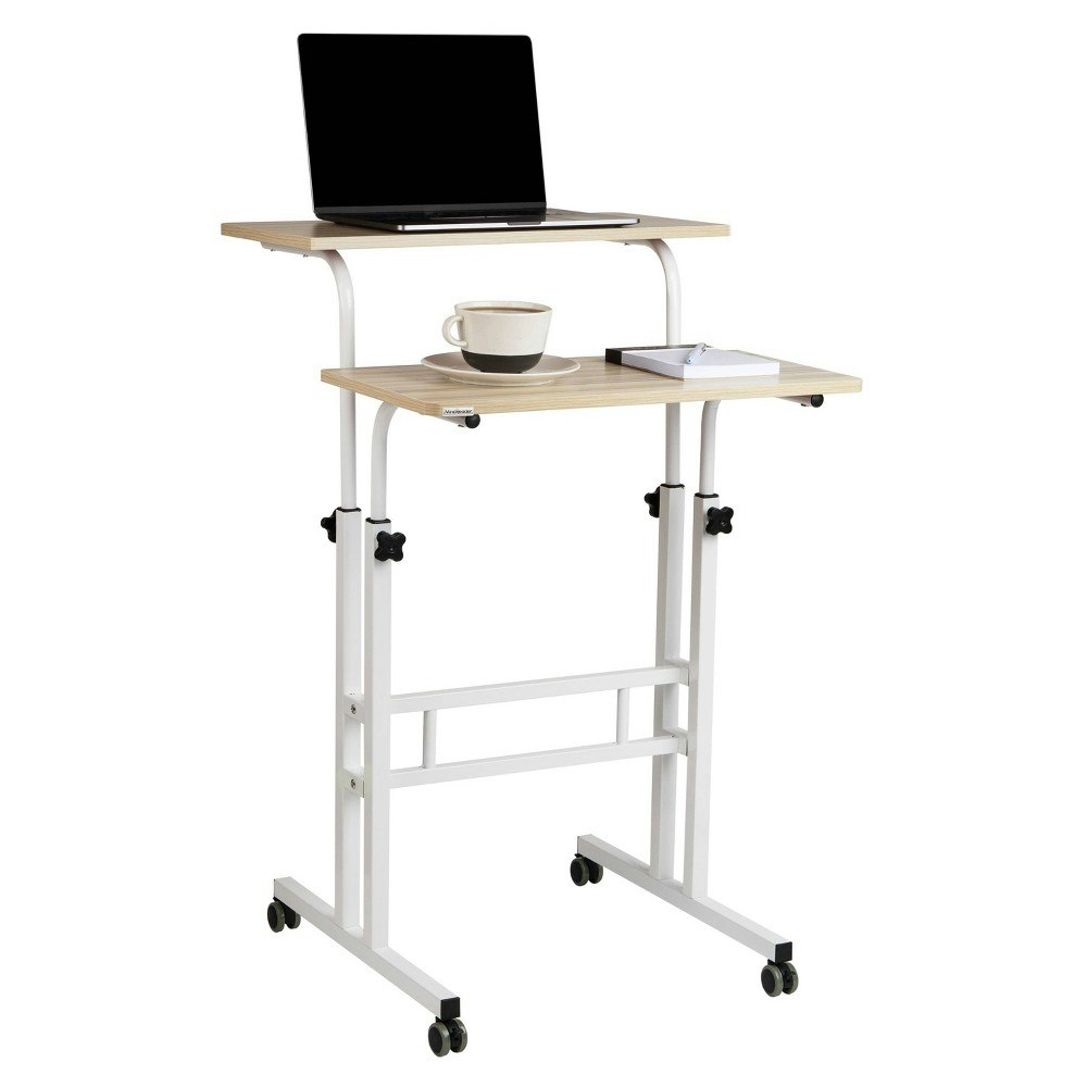 Mind Reader Rolling Sitting and Standing Desk: $69.99 Mind Reader Rolling Sitting and Standing Desk: $69.99