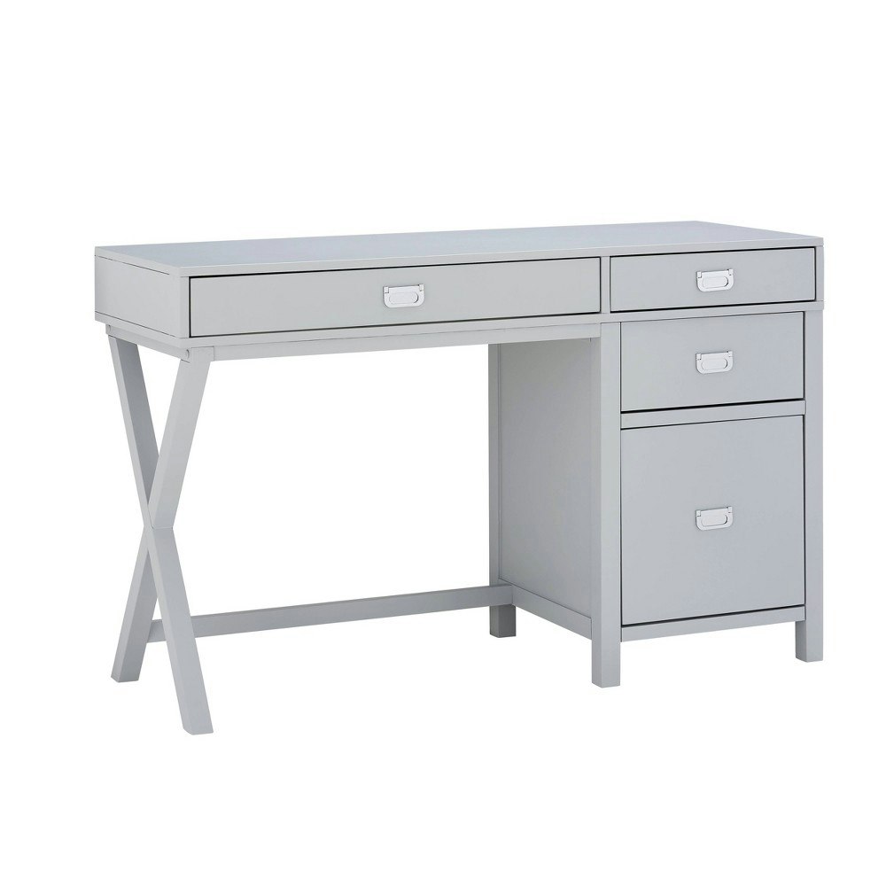 Linon Peggy Transitional Campaign Storage Desk: $430.99