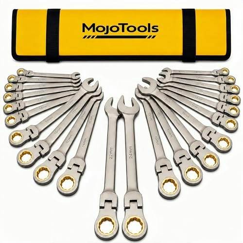 MoJoTools 23-Piece Metric Flex-Head Ratcheting Wrench Set: $59.99 MoJoTools 23-Piece Metric Flex-Head Ratcheting Wrench Set: $59.99