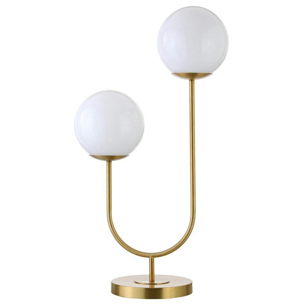 Hudson and Canal 2-Light Glass Shade Table Lamp: $99.99