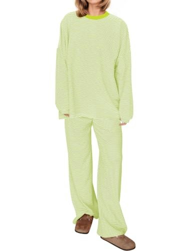 Missactiver Women's Striped Lounge Set: $26.15