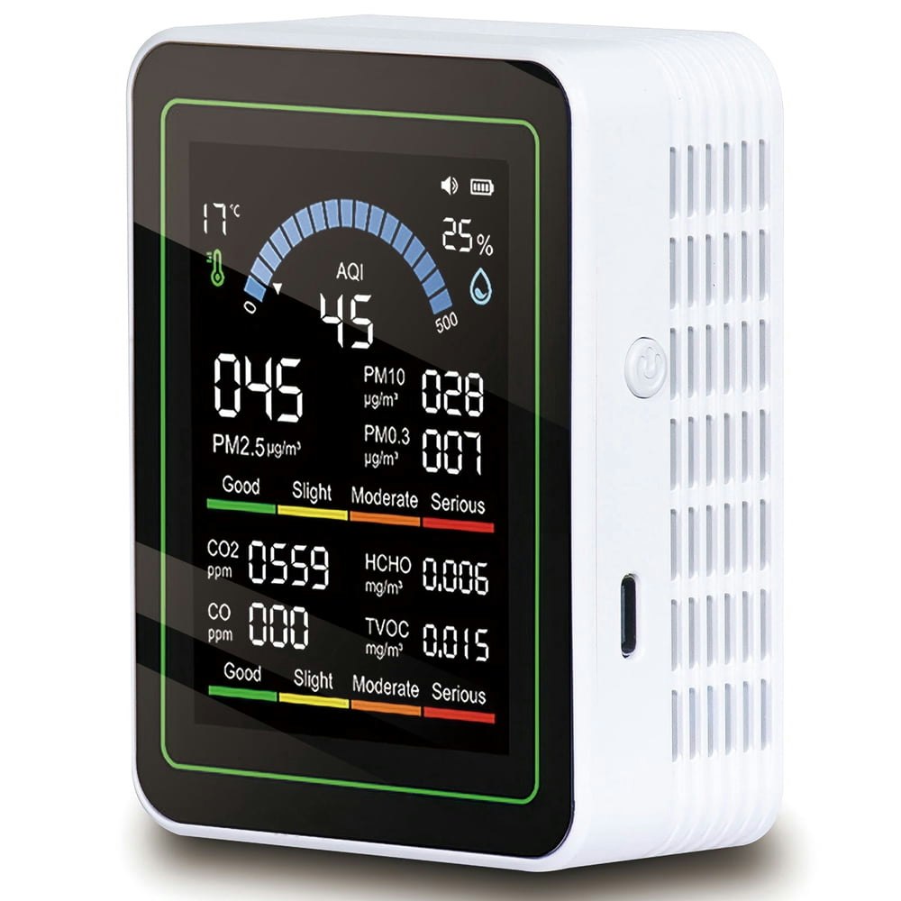 DQQKMM 10-in-1 Portable Air Quality Monitor: $21.59 DQQKMM 10-in-1 Portable Air Quality Monitor: $21.59