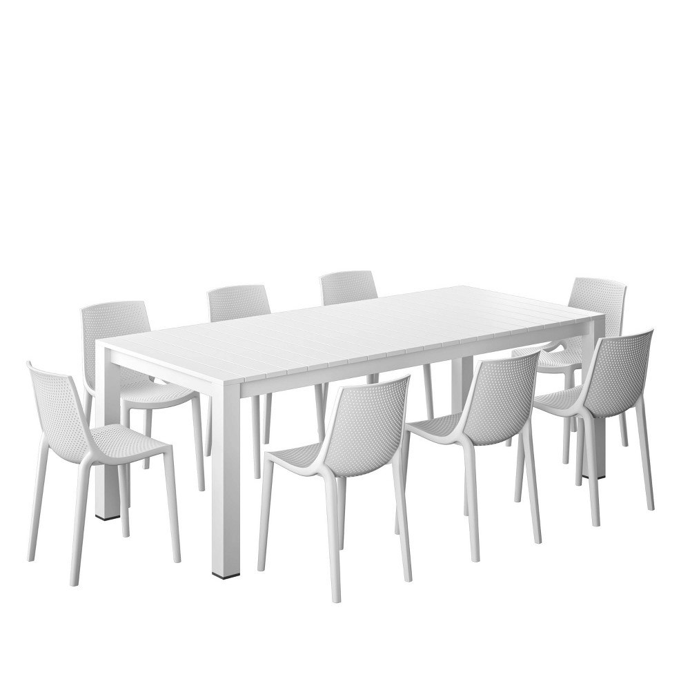 Amazonia Leblon 9-Piece Aluminum Patio Dining Set: $1,805.99
