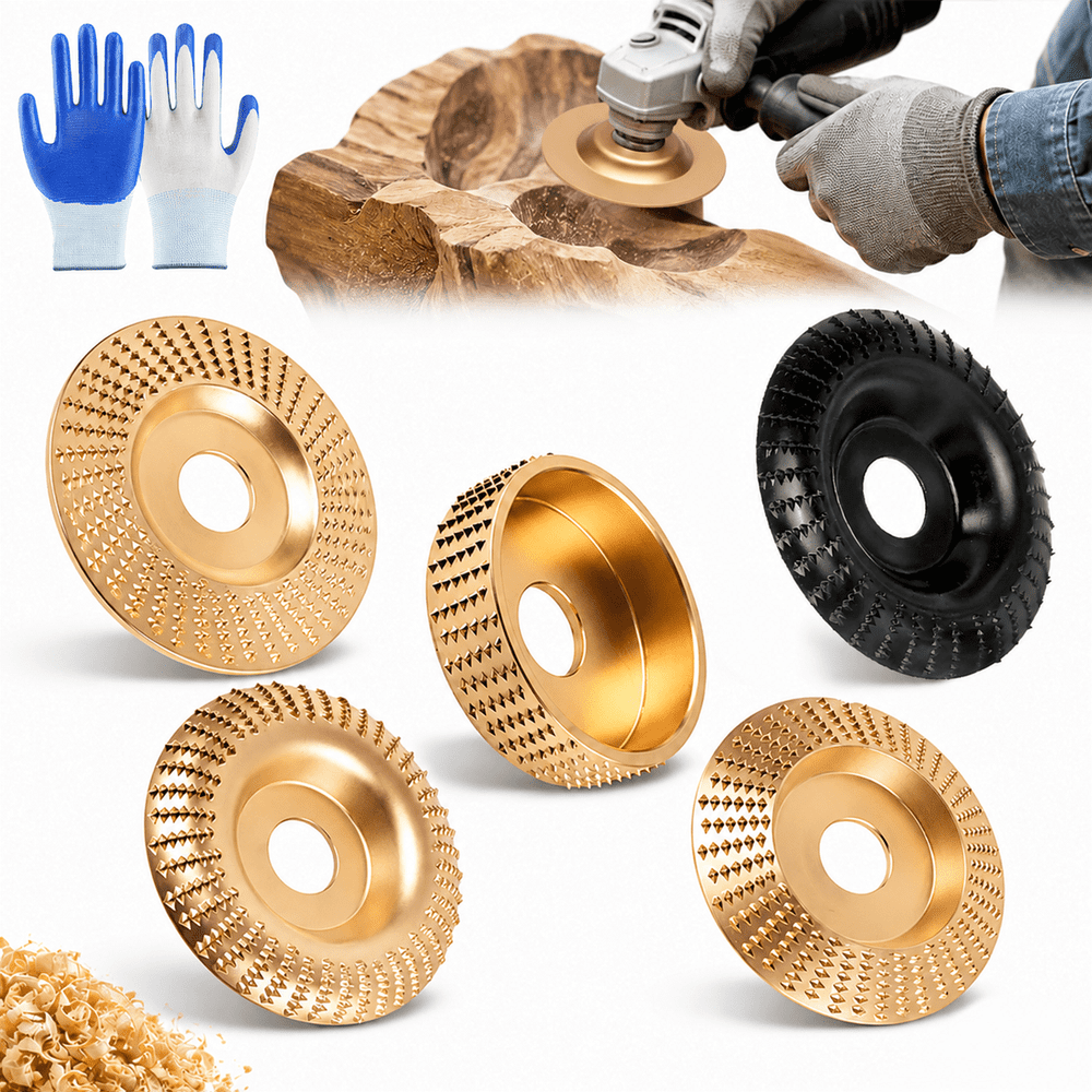 Angle Grinder Wood Carving Disc 5-Piece Set: $16.69 Angle Grinder Wood Carving Disc 5-Piece Set: $16.69