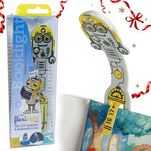 Robot-Shaped Clip-On Book Light: $7.99 Robot-Shaped Clip-On Book Light: $7.99