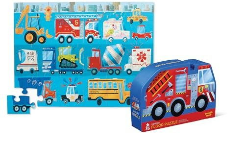 Crocodile Creek 36-Piece Vehicle Floor Puzzle: $20