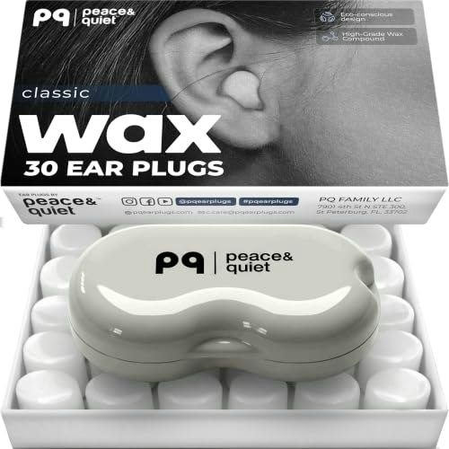 Peace&Quiet Wax Earplugs 30-Count: $14.39 Peace&Quiet Wax Earplugs 30-Count: $14.39
