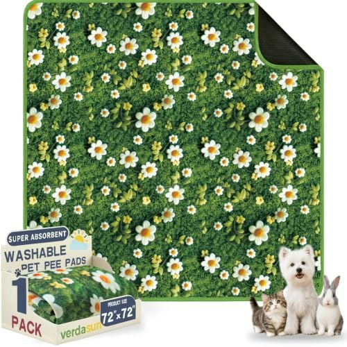 72"x72" Washable Puppy Potty Training Pad: $35.99 72"x72" Washable Puppy Potty Training Pad: $35.99
