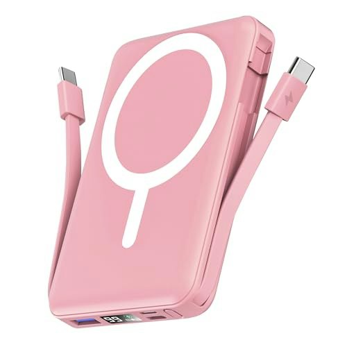 Podoru 10,000mAh Magnetic Portable Charger for MagSafe: $25.59