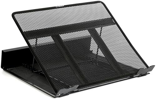 Designa Ventilated Metal Mesh Adjustable Laptop Stand: $27.19