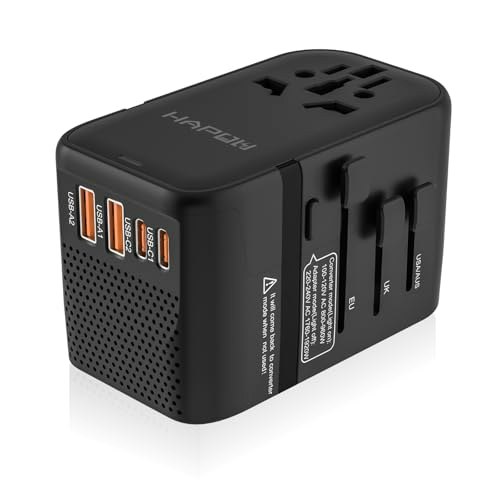 Hapow Universal Travel Adapter with PD 20W Fast Charging: $37.99
