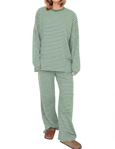 Missactiver Women's Striped Lounge Set: $31.99 Missactiver Women's Striped Lounge Set: $31.99