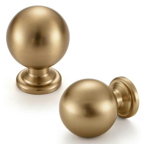 Fapual 1-Inch Round Champagne Bronze Cabinet Knob 2-Pack: $7.99 Fapual 1-Inch Round Champagne Bronze Cabinet Knob 2-Pack: $7.99