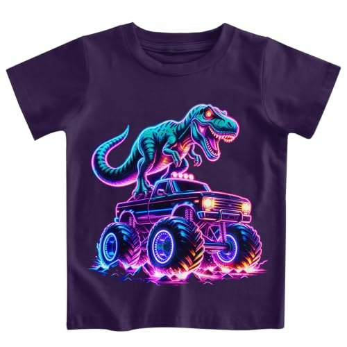 Lovekider Boys 4T Neon T-Rex Shirt: $11.99