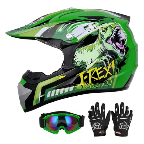 Oumurs Youth Full Face Dirt Bike Helmet: $55.96