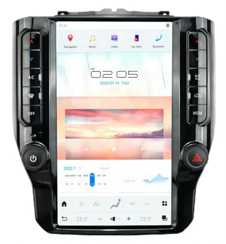 12.1-inch Android 13 Car Radio for 2019-2025 Dodge Ram 1500/2500/3500/4500: $637.60