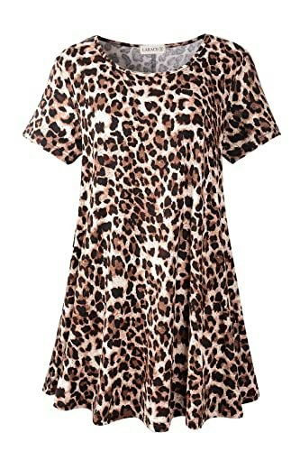 Larace Plus Size Short Sleeve Tunic Shirt: $19.19