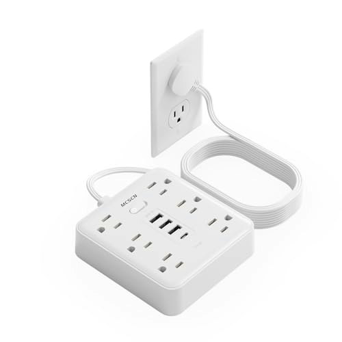 MCSCN 6-Outlet 4-USB 15-Foot Surge Protector Power Strip: $11.54 MCSCN 6-Outlet 4-USB 15-Foot Surge Protector Power Strip: $11.54
