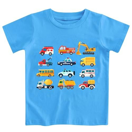 Lovekider Boys 4T Construction Short Sleeve T-Shirt: $9.49